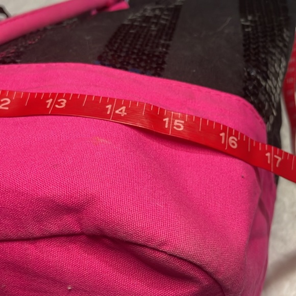 Victoria's Secret Black and Pink Sparkle Tote - Picture 8 of 11